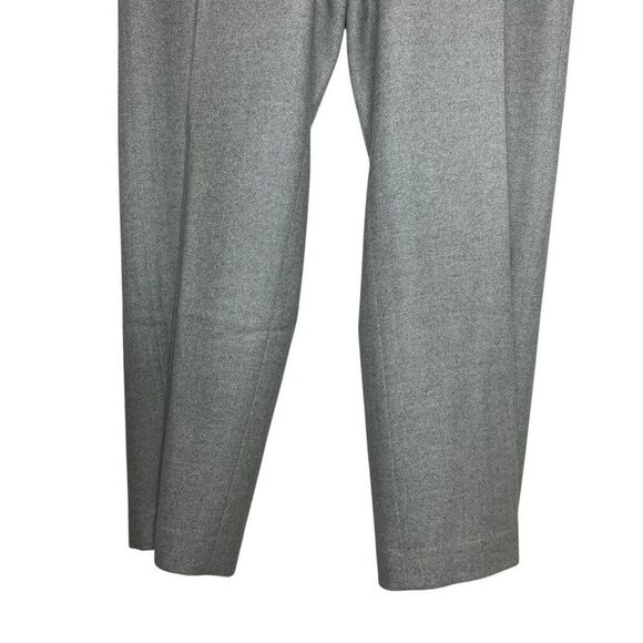 Lauren Ralph Lauren Wool Blend Herringbone Gray Trousers Size 18W - Picture 3 of 15